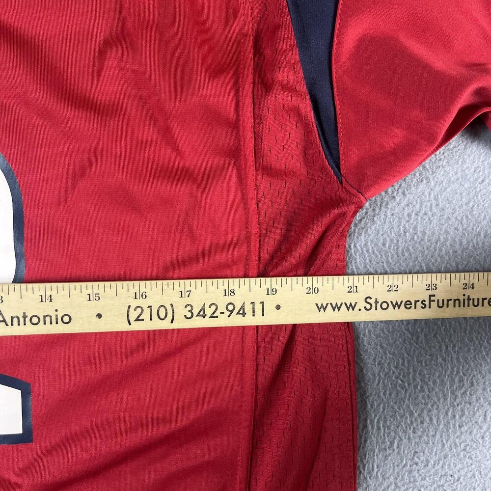 Houston Texans Jersey Boys XL Red Navy NFL Football Nike On Field Shepherd 12 - Picture 6 of 12